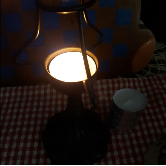 ❤COCA COLA FROSTED STAINED GLASS TEA LITE LAMP❤ - Picture 2 of 13